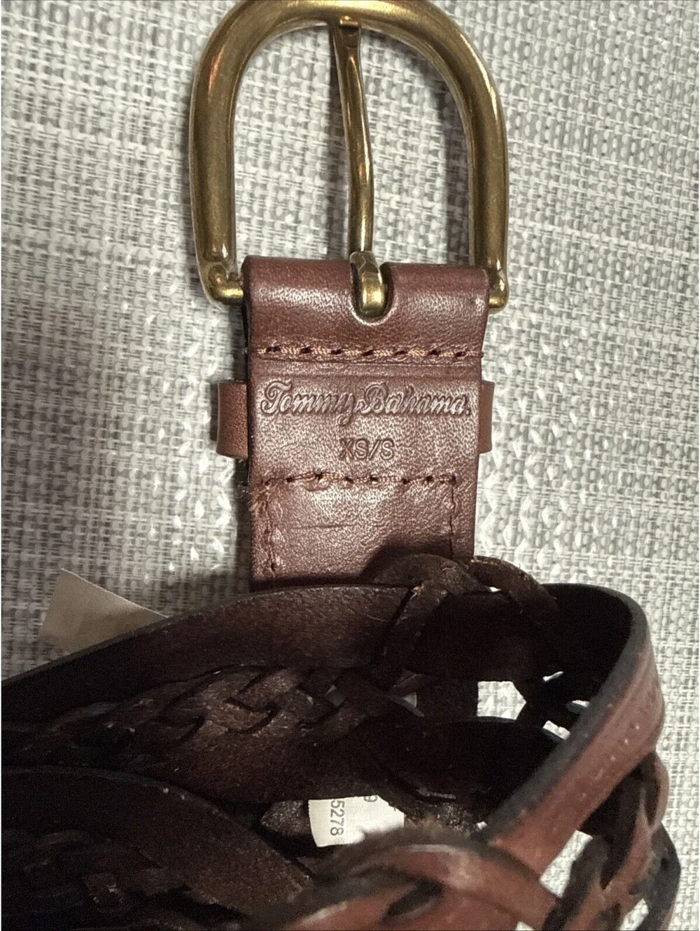 NEW $88 Tommy Bahama woven leather